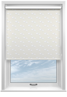 Little Lambs, Cosy Cream - Roller Blind